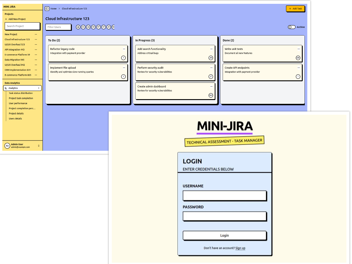 Mini Jira (Fullstack)